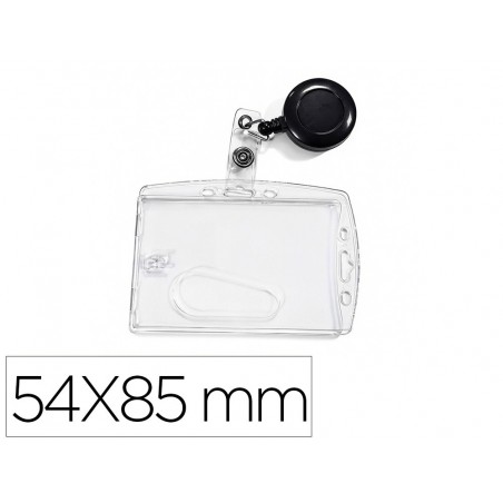 Identificador q connect con cordon extensible uso vertical horizontal 54x85 mm