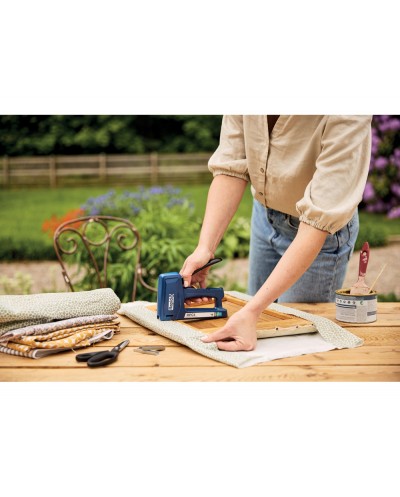 Clavadora rapid rpc4 touchfeel color azul usa grapas n 13 y 53
