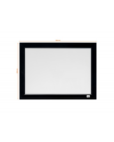 Pizarra blanca nobo marco negro 585x430 mm