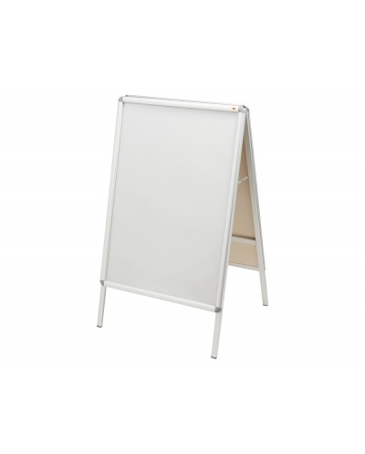 Caballete publicitario nobo a board premium plus marco aluminio a presion 700x1000 mm