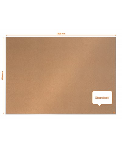 Tablero de anuncios nobo impression pro corcho 1500x1200 mm