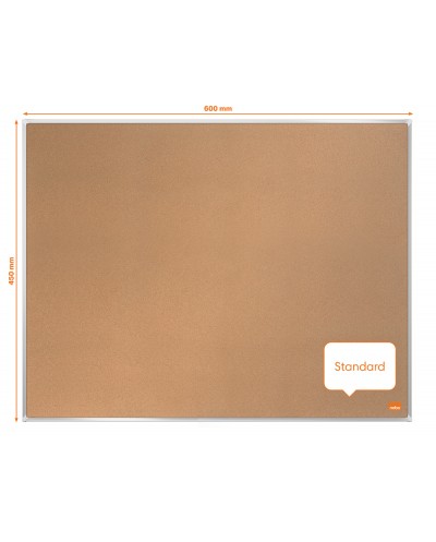 Tablero de anuncios nobo impression pro corcho 600x450 mm
