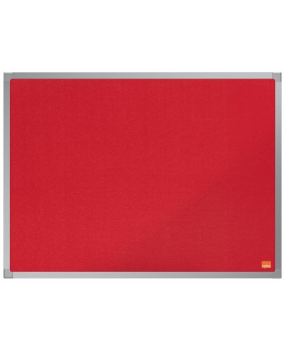 Tablero de anuncios nobo essence fieltro rojo 600x450 mm