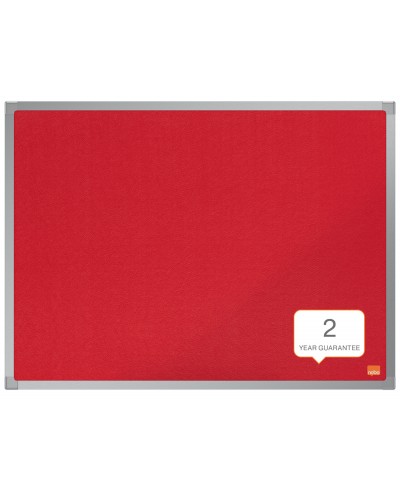 Tablero de anuncios nobo essence fieltro rojo 600x450 mm