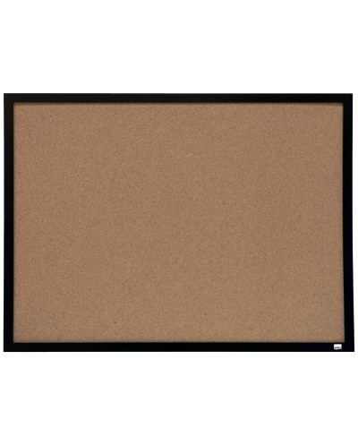 Tablero de anuncios nobo corcho marco negro 585x430 mm