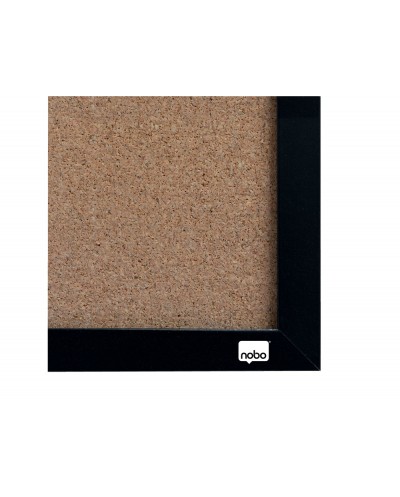 Tablero de anuncios nobo corcho marco negro 585x430 mm