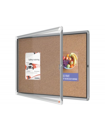 Vitrina de anuncios nobo premium plus corcho 8xa4