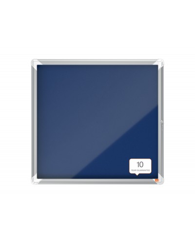 Vitrina de anuncios nobo premium plus fieltro azul 6xa4