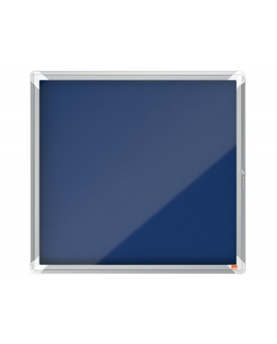 Vitrina de anuncios nobo premium plus fieltro azul 6xa4