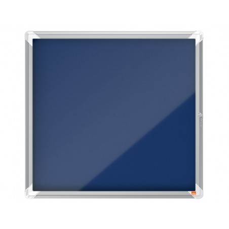 Vitrina de anuncios nobo premium plus fieltro azul 6xa4
