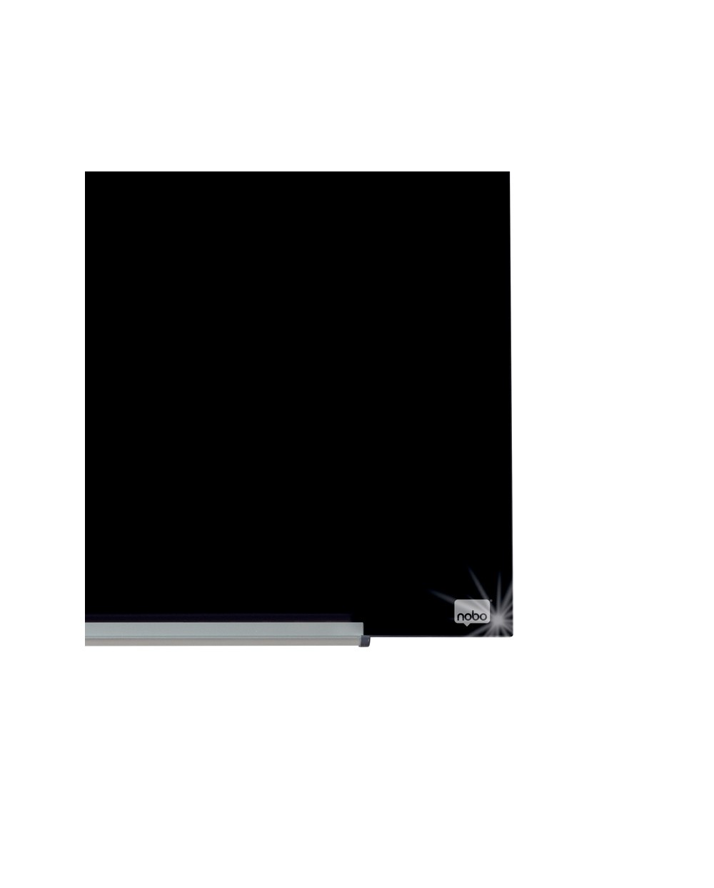 Pizarra cristal nobo impression pro 31 negro 677x381 mm