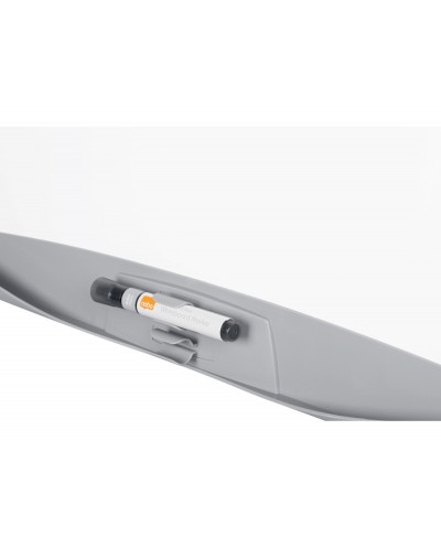 Pizarra blanca caballete nobo magnetica de acero con tripode essence con brazos extensibles 1845x685x700 mm