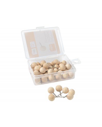 Chincheta nobo para tablero de madera nobo eco caja de 40 unidades