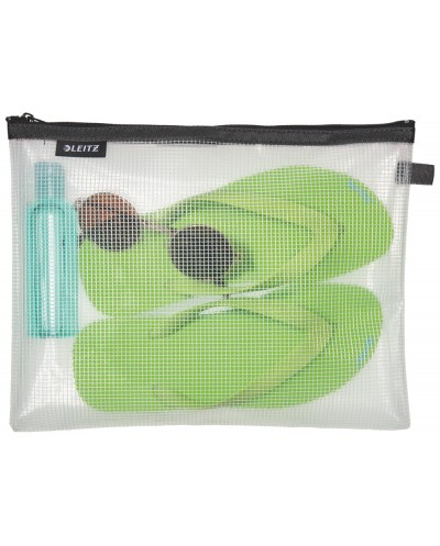 Bolsa leitz wow resistente al agua color negro 30x23 cm