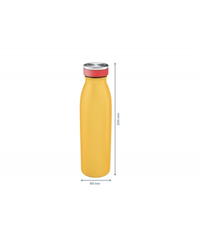 Botella portaliquidos leitz cosy 500 ml color amarillo