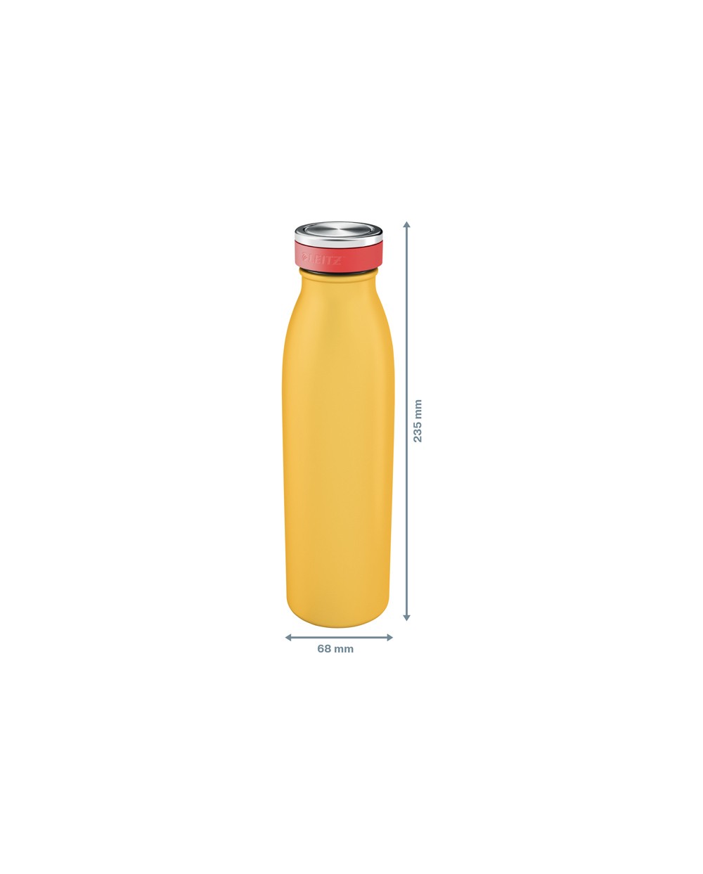 Botella portaliquidos leitz cosy 500 ml color amarillo