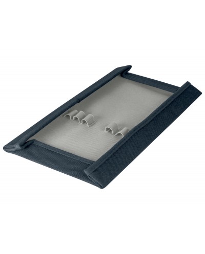 Bolsa de trabajo leitz tela para hot desking con tapa color gris