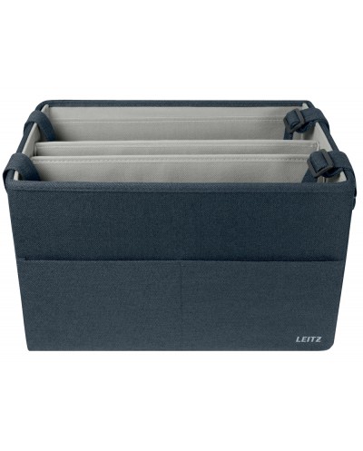 Bolsa de trabajo leitz tela para hot desking con tapa color gris