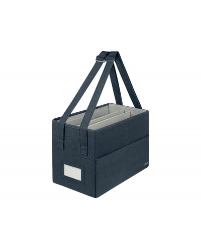 Bolsa de trabajo leitz tela para hot desking con tapa color gris