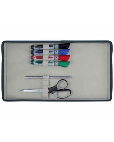 Bolsa de trabajo leitz tela para hot desking con tapa color gris