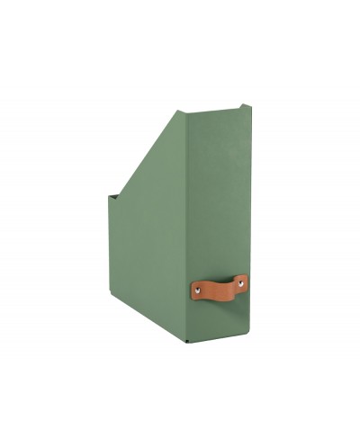 Revistero leitz puro carton 2 color verde pack de 2 unidades