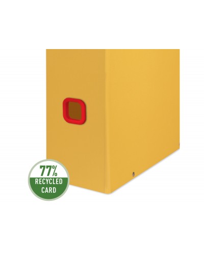 Revistero leitz cosy click store 103x170x235 mm color amarillo
