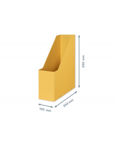 Revistero leitz cosy click store 103x170x235 mm color amarillo