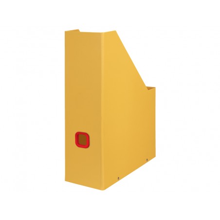 Revistero leitz cosy click store 103x170x235 mm color amarillo