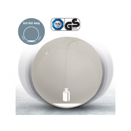 Balon de asiento leitz active 55 cm diametro antideslizante color gris