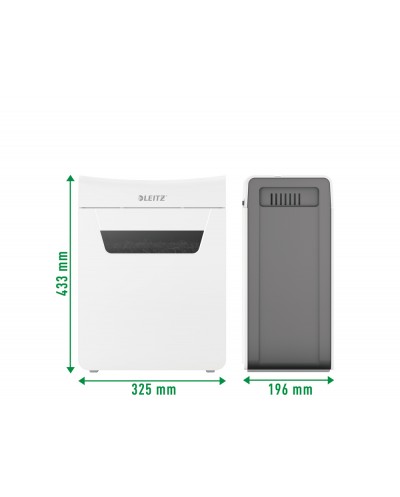 Destructora de documentos iq protect premium 4m capacidad de corte 4 hojas p5 destruye grapas y clips blanco plata