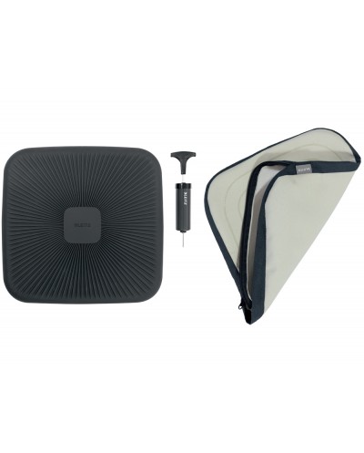 Cojin de asiento leitz active wobble con funda color gris