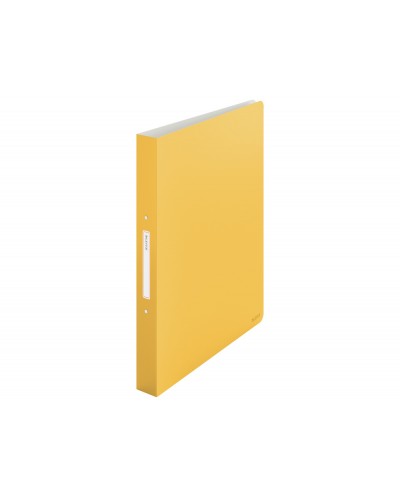 Carpeta de 2 anillas redondas 25 mm leitz cosy polipropileno din a4 color amarillo