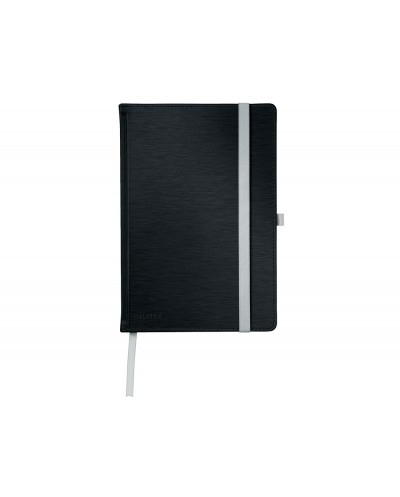 Cuaderno leitz style tapa dura din a5 80 hojas liso color negro satinado