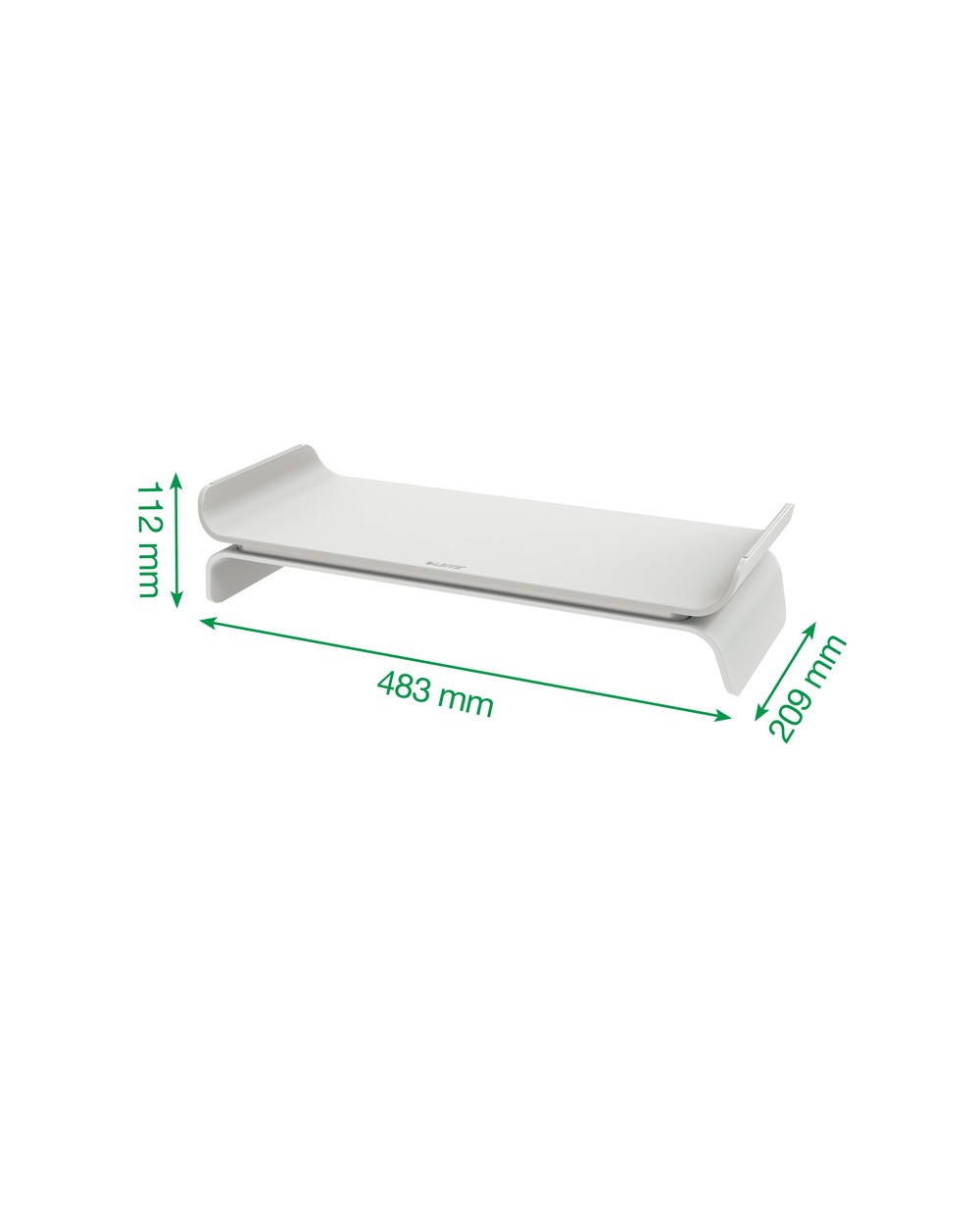 Soporte para monitor leitz ergo ajustable color gris