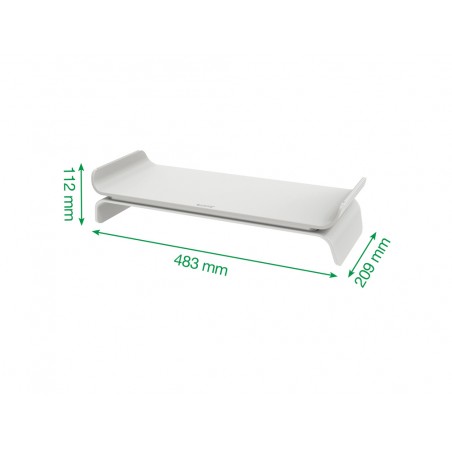 Soporte para monitor leitz ergo ajustable color gris