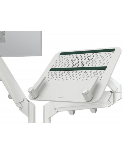 Brazo dual para monitor y portatil leitz ergo spacesaving color gris