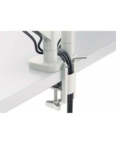 Brazo para monitor dual leitz ergo spacesaving color gris