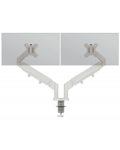 Brazo para monitor dual leitz ergo spacesaving color gris