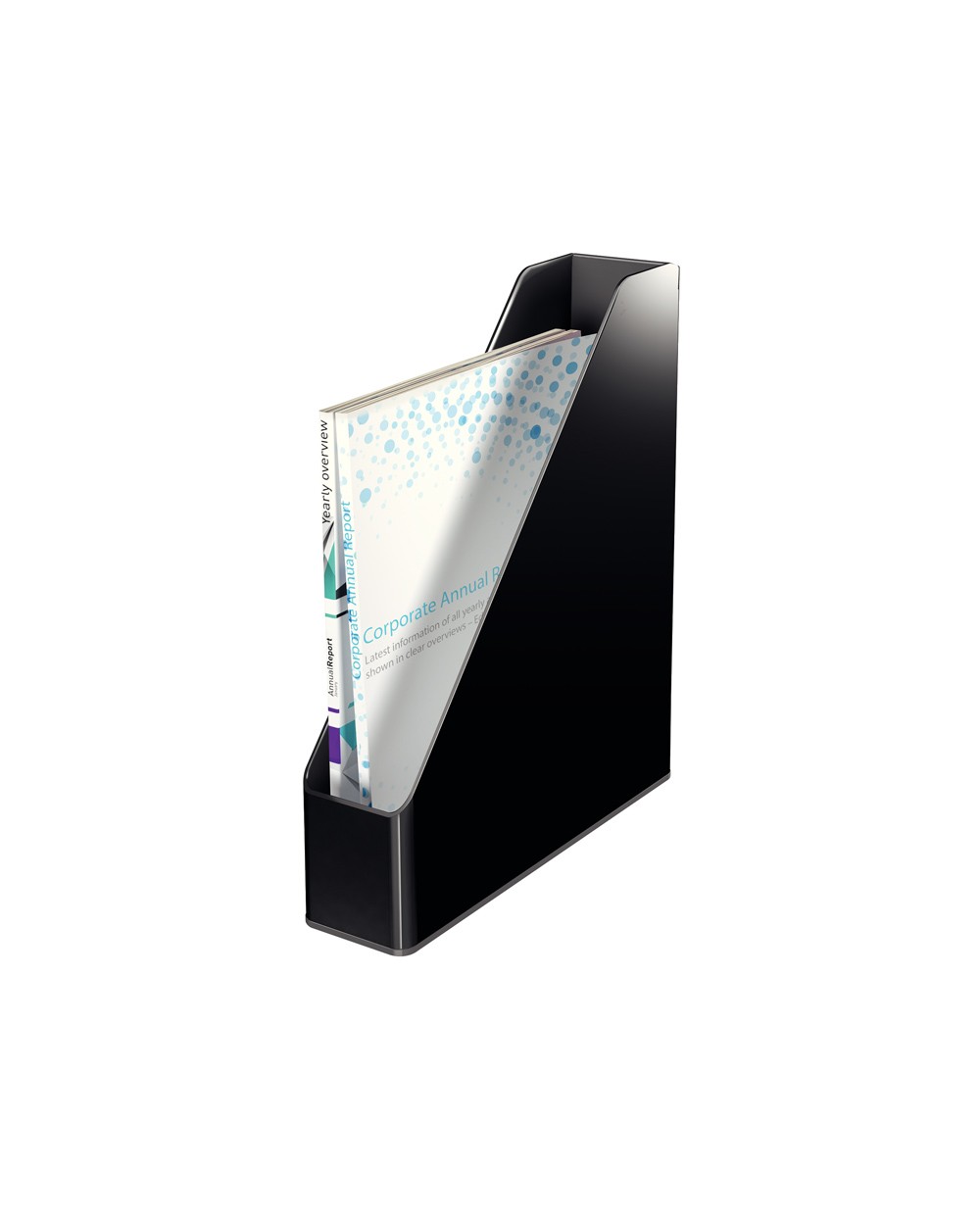 Revistero leitz dual color negro antracita