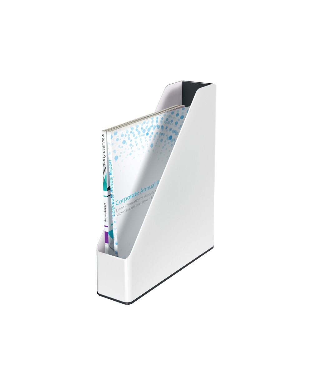 Revistero leitz wow dual color negro blanco
