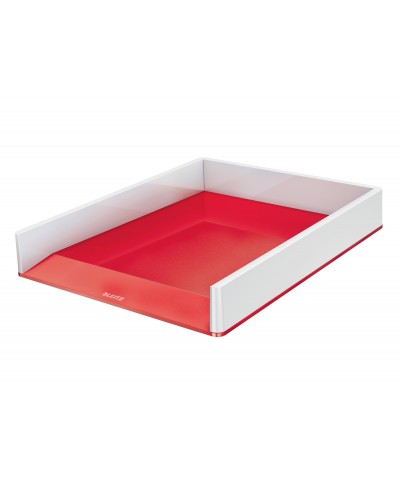Bandeja sobremesa leitz wow dual color rojo blanco