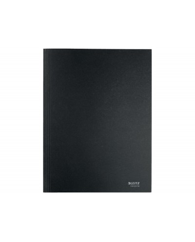 Subcarpeta cartulina leitz recycle din a4 con 3 solapas 100 reciclable color negro