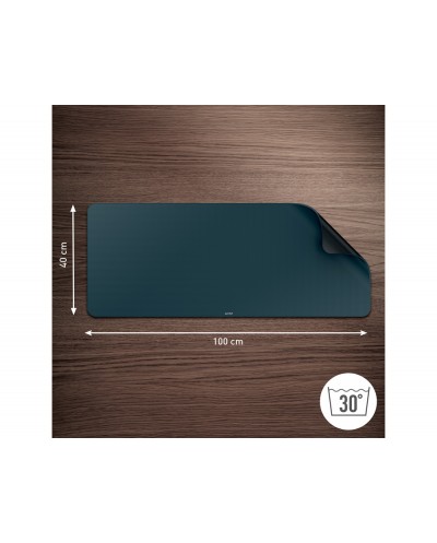 Alfombrilla de sobremesa xl gaming 100 x 40 cm gris oscuro