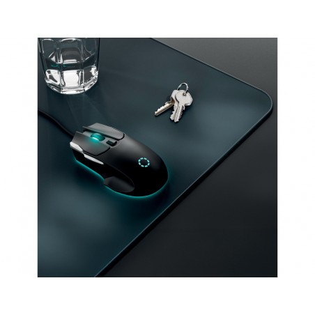 Alfombrilla de sobremesa xl gaming 100 x 40 cm gris oscuro