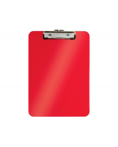 Carpeta con pinza metalica leitz wow poliestireno din a4 color rojo