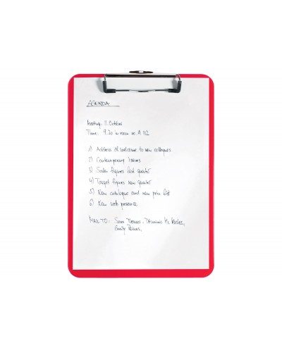 Carpeta con pinza metalica leitz wow poliestireno din a4 color rojo