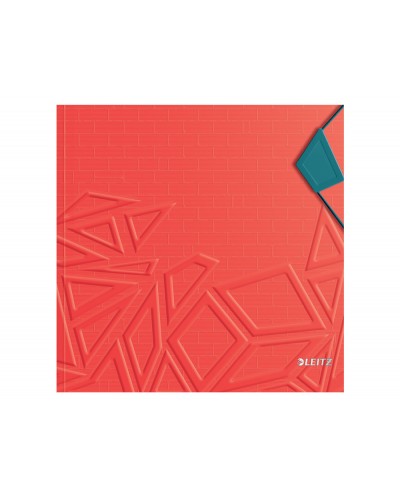 Carpeta leitz wow gomas solapas polipropileno urban chic din a4 color rojo