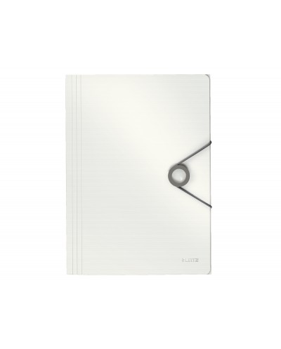 Carpeta leitz wow gomas solapas solid polipropileno din a4 color blanco