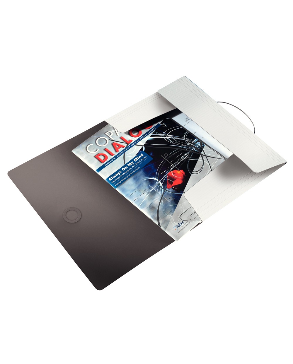 Carpeta leitz wow gomas solapas solid polipropileno din a4 color blanco