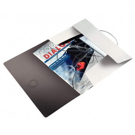 Carpeta leitz wow gomas solapas solid polipropileno din a4 color blanco
